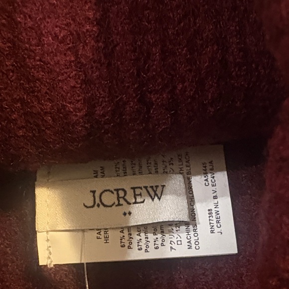 J. Crew, women’s Knit Beanies - Cream, Tan, and Burgundy, OS, NWT - Picture 3 of 7